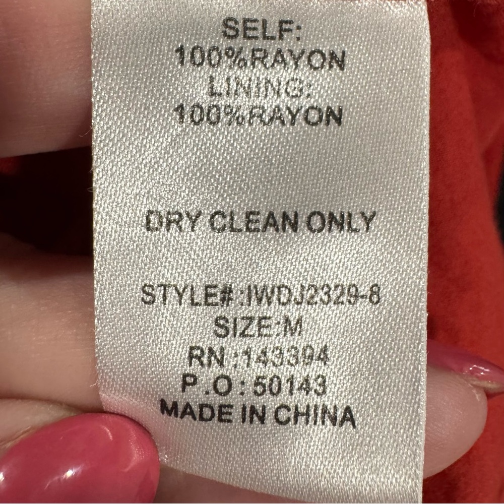 Altar'd State Red Embroidered Tunic - Picture 11 of 12